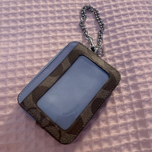 Coach Zip Card Case in Signature Canvas - Picture 2 of 4